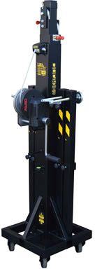 Fantek Lift T-105D Traversenlift, schwarz, max. Höhe 5.3m