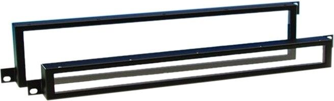 Adam Hall 19" Parts 87442 19" Frontabdeckung mit Plexiglaseinsatz 2 HE