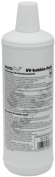 EUROLITE UV-Seifenblasenfluid 1l rot