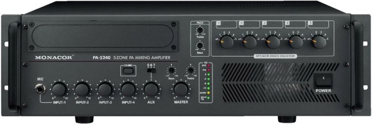 MONACOR PA-5240 ELA-Verstärker