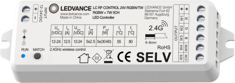 LEDVANCE LC RF CONTROL RGBW/TW CONTROL 24V RGBW/TW