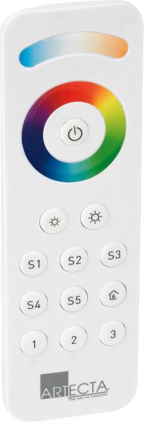 Artecta RGB+CCT Handheld Remote Zigbee Konnektivität