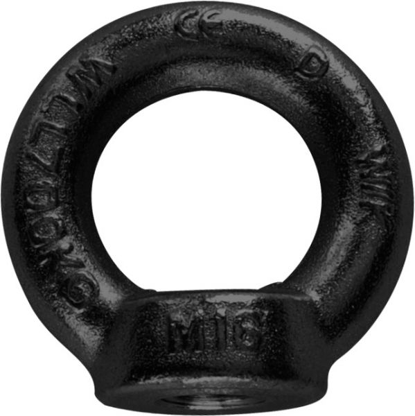 Riggatec Ringmutter DIN 582 M16 schwarz