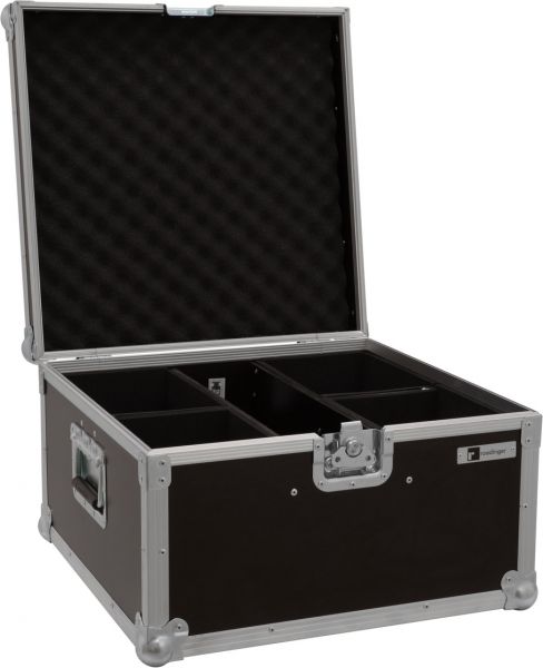 ROADINGER Flightcase 4x LED IP PAR 3x8W QCL/3x9W SCL