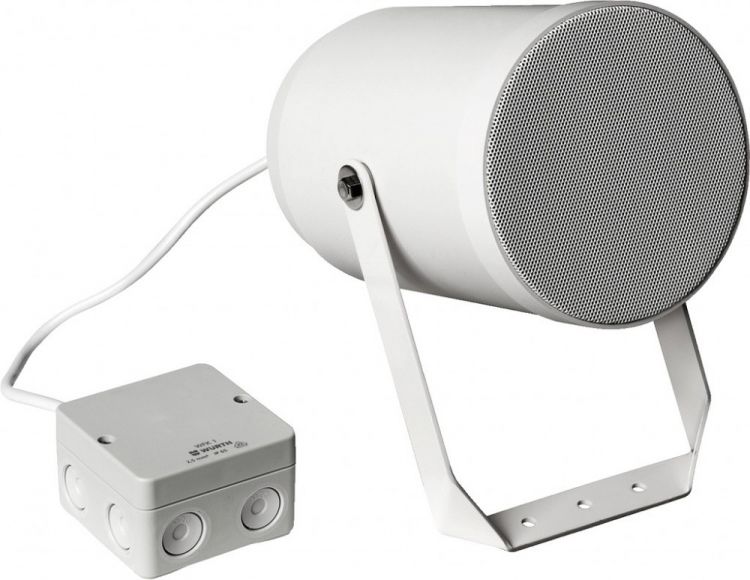 MONACOR DA-P20-130/T Wetterfester ELA-Soundprojektor für Wandmontage mit E