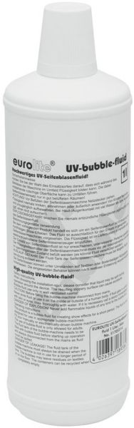 EUROLITE UV-Seifenblasenfluid 1l blau