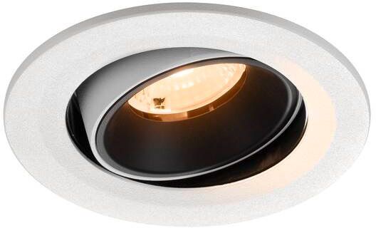 SLV NUMINOS® MOVE S, Deckeneinbauleuchte weiß/schwarz 2700 K 40°