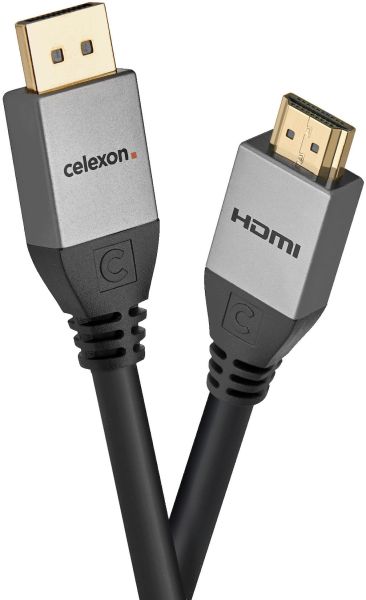 celexon DisplayPort auf HDMI Kabel 4K 1,5m - Professional Line