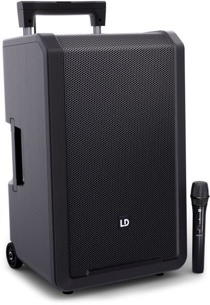 LD Systems ANNY® 12 HHD B8 - 12" Mobiler Bluetooth® PA-Lautsprecher mit Akkus, Mixer