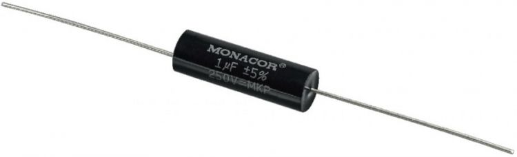 MONACOR MKPA-10 Lautsprecher-Kondensator