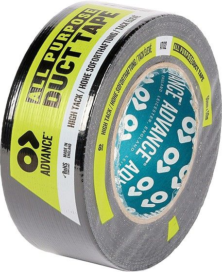 Advance Tapes 58066 BLK Gaffa Klebeband schwarz 50mm x 50m