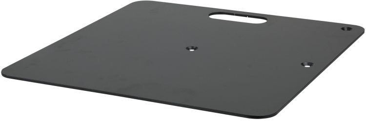 Baseplate 450(l) x 450(w)mm - 8Kg, Black (powder coated)