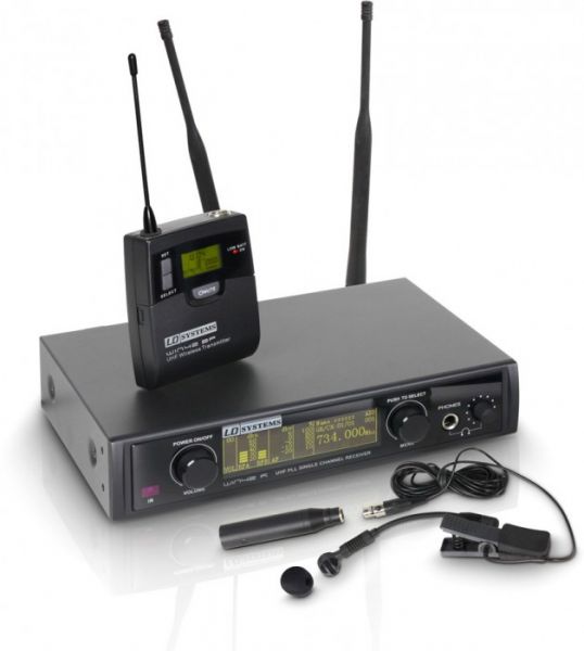 LD Systems WIN 42 BPW Funkmikrofon System mit Belt Pack und Blasinstrument