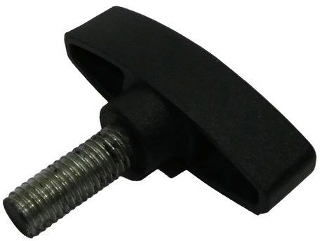 Feststellschraube M8x22 Flügel Griff Metall schwarz