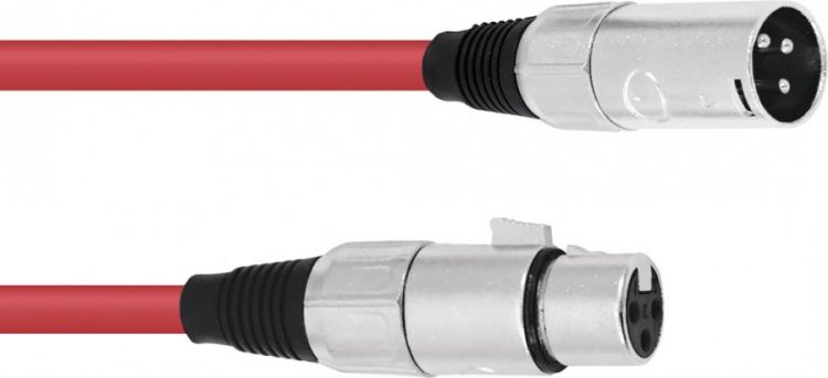 OMNITRONIC XLR Kabel 3pol 1,5m rt