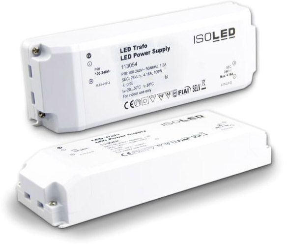 ISOLED LED Trafo 24V/DC, 0-100W, SELV