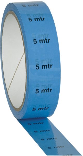 Showtec Markierungstape 25 mm/33 m "5 m" Indikator, Blau