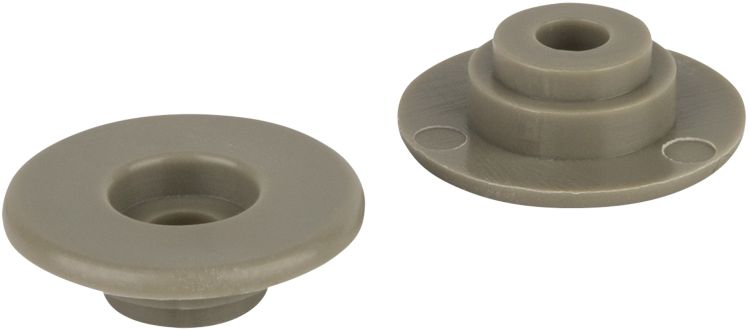 WENTEX CURTFIX® Farbiger Ring für Vorhangklemme, hellgrau, 50er-Set – hellgrau