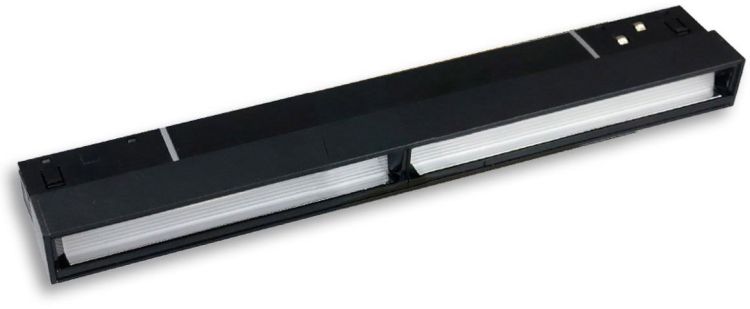 ISOLED Track48 Wallwasher 22cm schwarz, 12W, 100° asymetrisch, 48V DC, 3000K, CRI90
