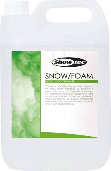 Showgear Snow/Foam Concentrate 5 litre Con base de agua