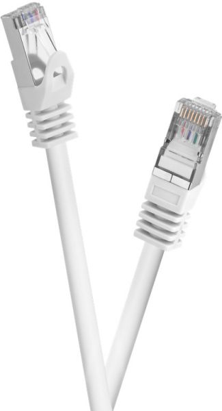 celexon CAT 6A Patchkabel - S/FTP 0,5m, weiß