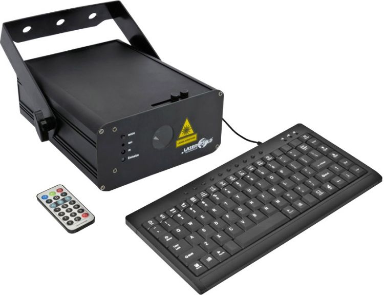 Laserworld CS-500RGB KeyTEX - Textprojektionslaser inkl. Tastatur