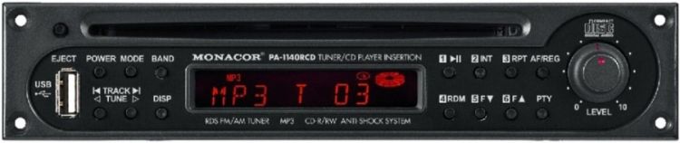 MONACOR PA-1140RCD Radio/CD-Modul