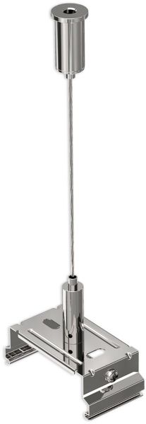 ISOLED FastFix LED Linearsystem R/S PLUS Stahlseilabhängung 2m inkl. Montageclip