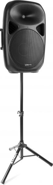 Vonyx SPS15A Aktiv-Lautsprecher-Mp3-Kit 15" mit Ständer