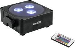 EUROLITE AKKU Flat Light 3 sw