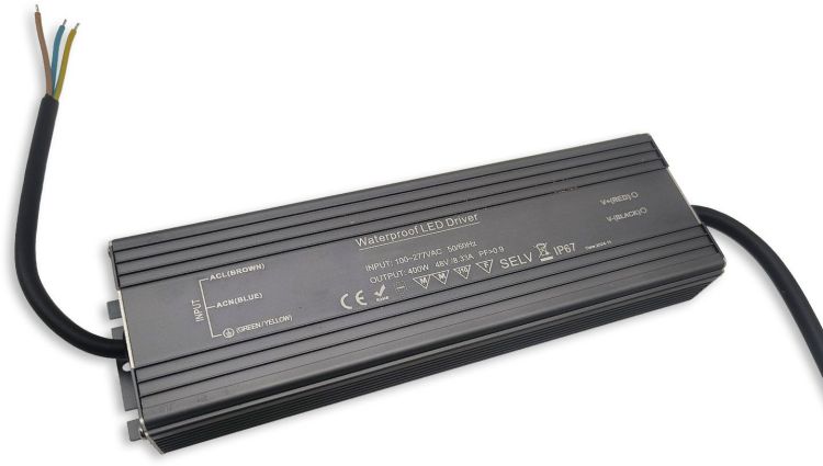 ISOLED LED Trafo 48V/DC, 400W, kompakt, IP67, SELV