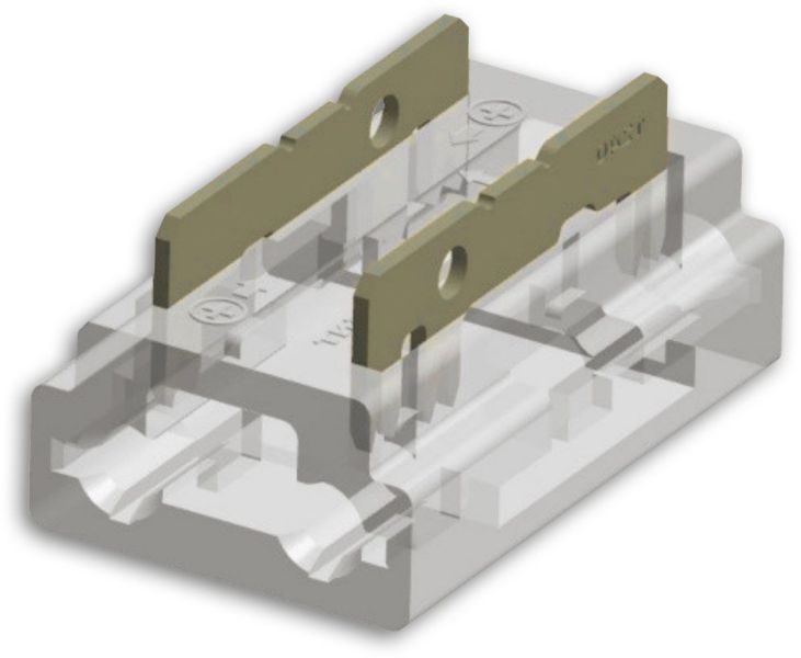 ISOLED Kontakt-Verbinder Multi (max. 5A) K3-208 für 2-pol. IP20 Flexstripes mit Breite 8mm