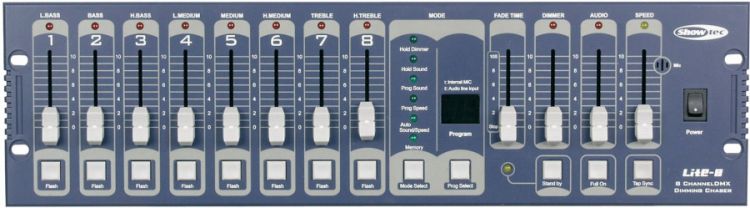 Showtec Lite-8 8 Kanal prog. DMX Controller