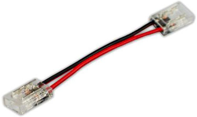 ISOLED Clip-Verbinder mit Kabel Universal (max. 5A) für alle 2-pol. IP20 Flexstripes mit Breite 8mm