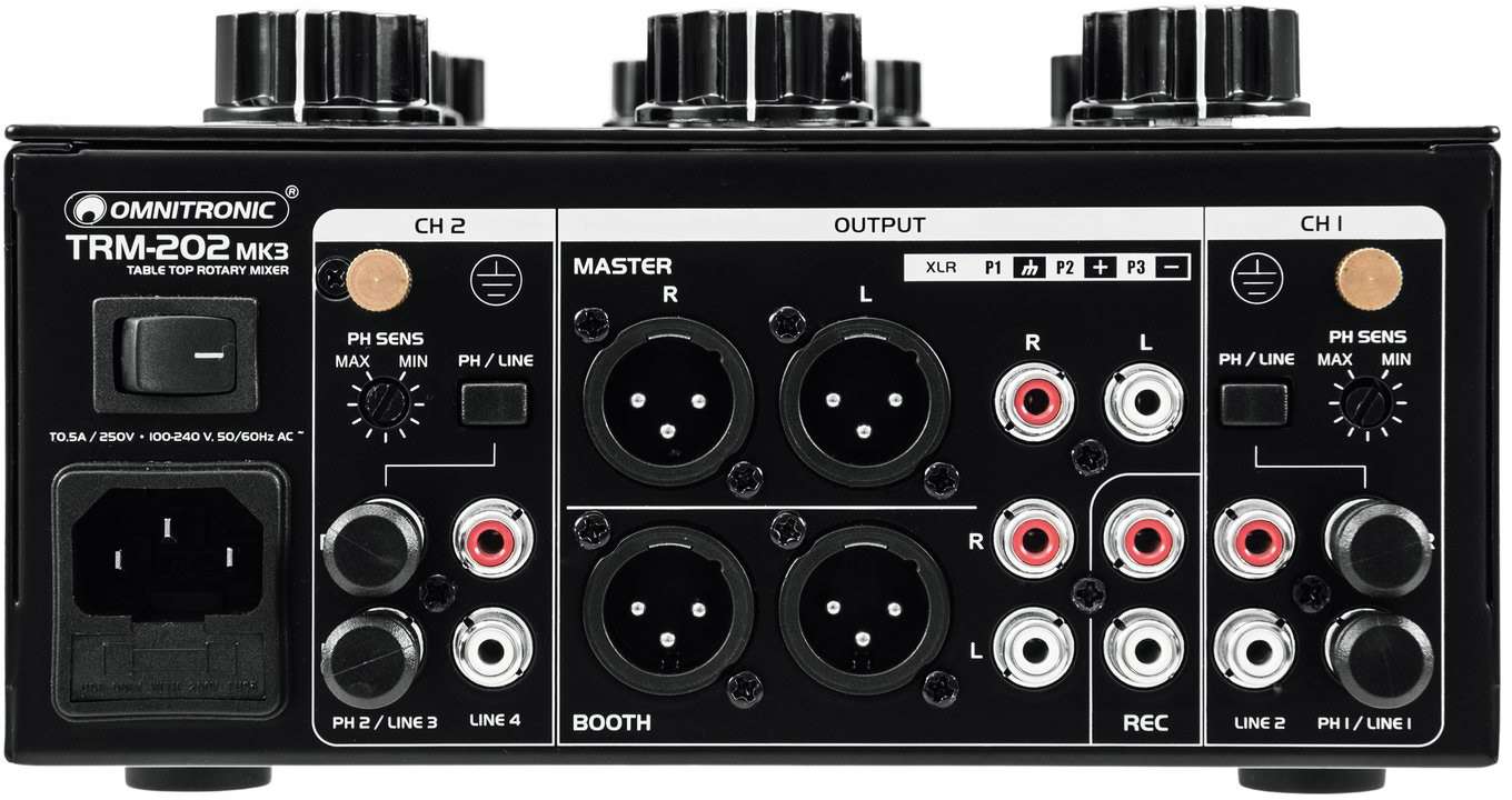 OMNITRONIC TRM-202MK3 2-Channel Rotary Mixer - cheap at LTT