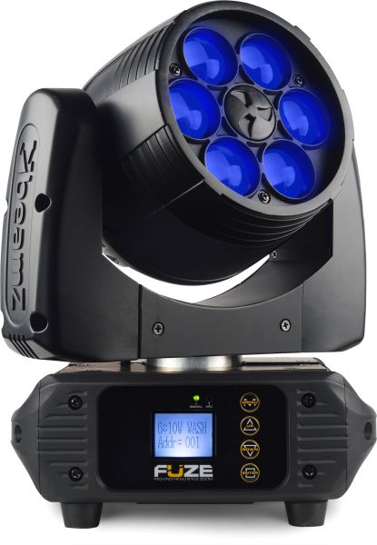beamZ Fuze610Z Wash 6x 10W LED Moving Head Zoom -B-Stock-