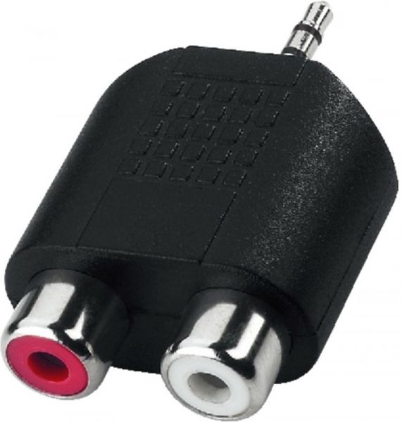 MONACOR NTA-106 Y-Adapter 2,5 Stereo/Cinch