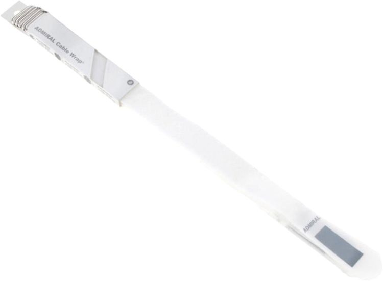 Admiral Kabelbinder 38cm weiß 5 Stück