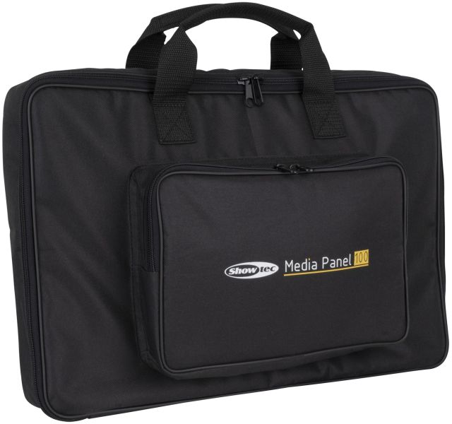 Showtec Transport Bag for Media Panel 100 Leichte, schwarze Tasche mit Zubehörfach