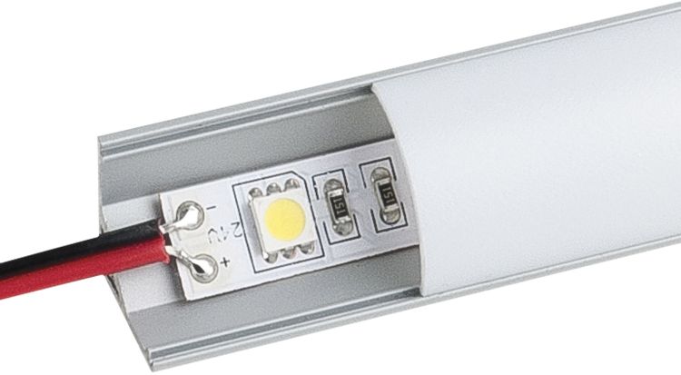 Profile Pro 6 Corner + cover Natural anodized aluminium