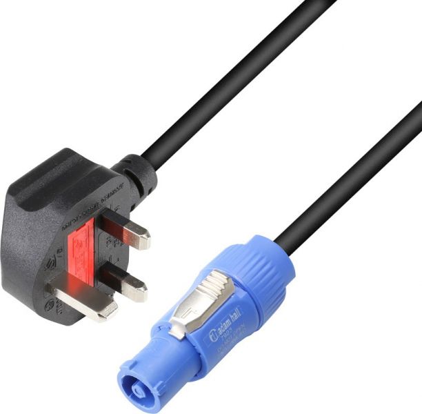 Adam Hall Cables 8101 PCON 0150 X GB - Cable de alimentación BS1363/A - PowerLink 1.5 mm² 1.5 m UK