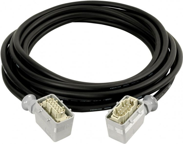 DAP Power Multicable 10 Pole male-female  10 m, 10 x 1,5 mm2