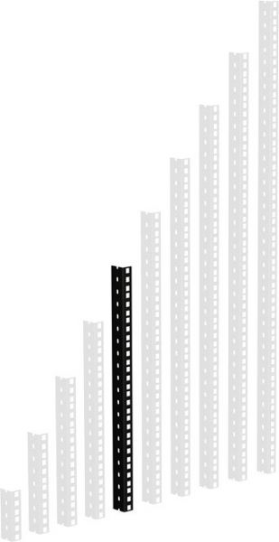 Adam Hall 19" Parts 61535 B 10 HD Rackschiene schwarz 10 HE