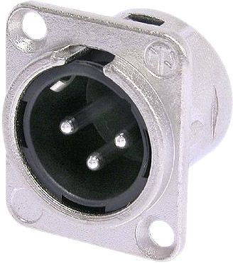 Neutrik NC3MD-L-1 - 3-pol XLR Chassisstecker male