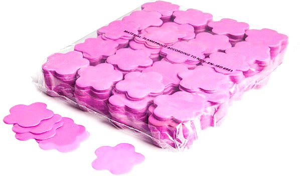 Magic FX Slowfall Konfetti Blumenförmig Ø 55mm - Pink 1kg