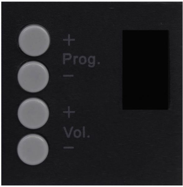 Audac DW 3020 B - 8 Zonen Wall Panel Controller schwarz für AUR2 Audio Mat