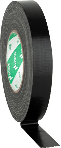 Nichiban Gaffa Tape Schwarz, 25 mm / 50 m