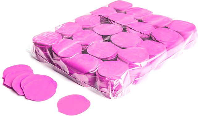 Magic FX Slowfall Konfetti Rosenblattförmig Ø 55mm - Pink 1kg