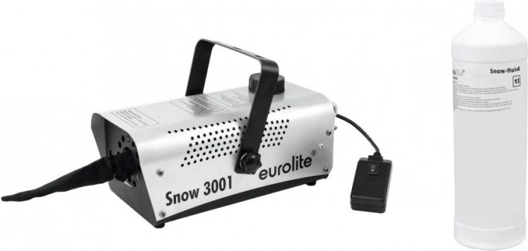 EUROLITE Set Snow 3001 Schneemaschine + Schneefluid 1l