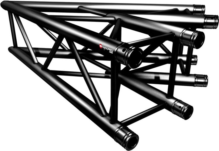 Naxpro-Truss FD 34 C19 45° 2 Weg Winkel
RAL9005 - Schwarz - Seidenmatt